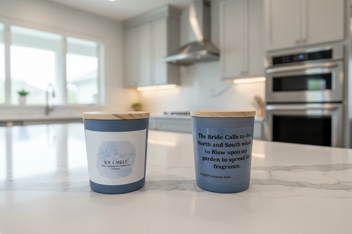 Blue Breeze Soy Candle