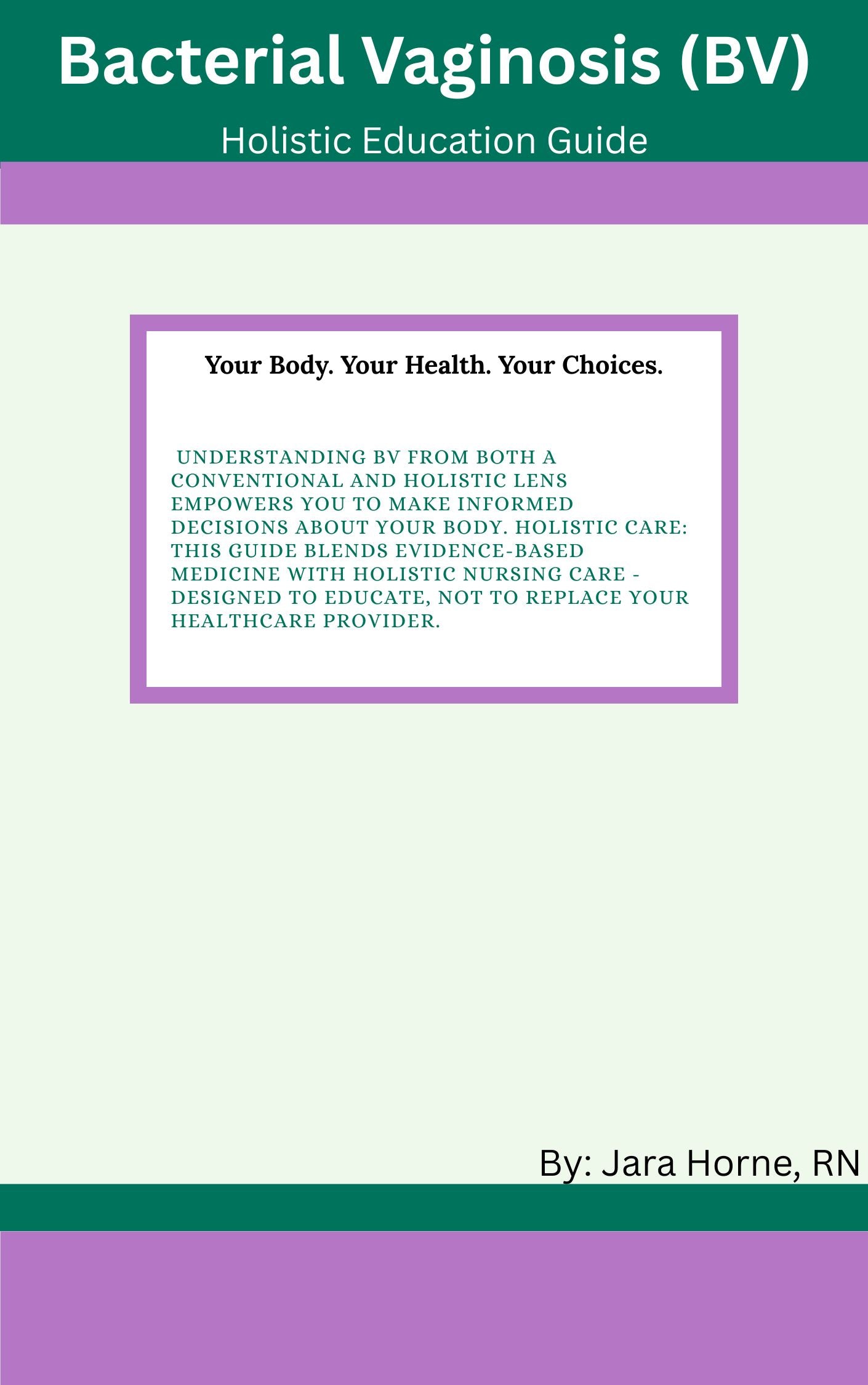 Bacterial Vaginosis Education Guide